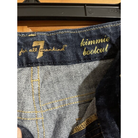 7 For All Mankind Jeans Kimmie Boot Cut Size 30 Bootcut 5 Pocket - Picture 10 of 12